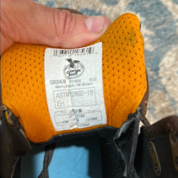 Georgia Boot Brown Leather Work Boots - Picture 6 of 13